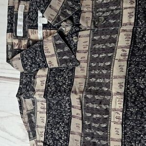 Perry Ellis Mens Large Button Up Long Sleeve Shirt